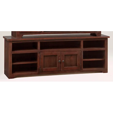 Contemporary 70" Console with Adjustable Shelves